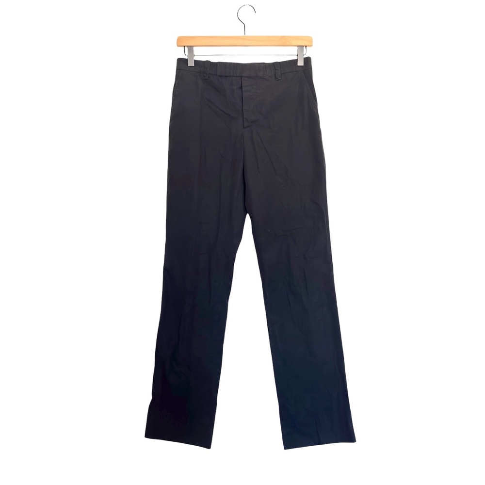 MARNI Black Cotton Trousers Pants Straight Leg size 38 (2 US)